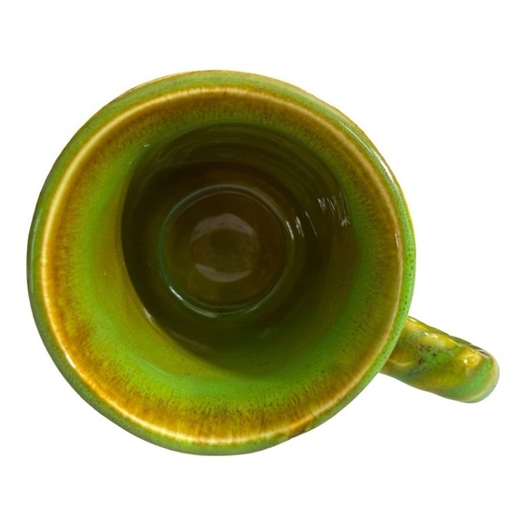 GRYPHONWARE
BRAIN DEAD 5AM- 5PM GREEN GLAZED POTTERY COFFEE MUG - Picture 7 of 13